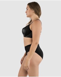 Parfait - Stevie Faux Leather Unlined Wired Full Bust Bra