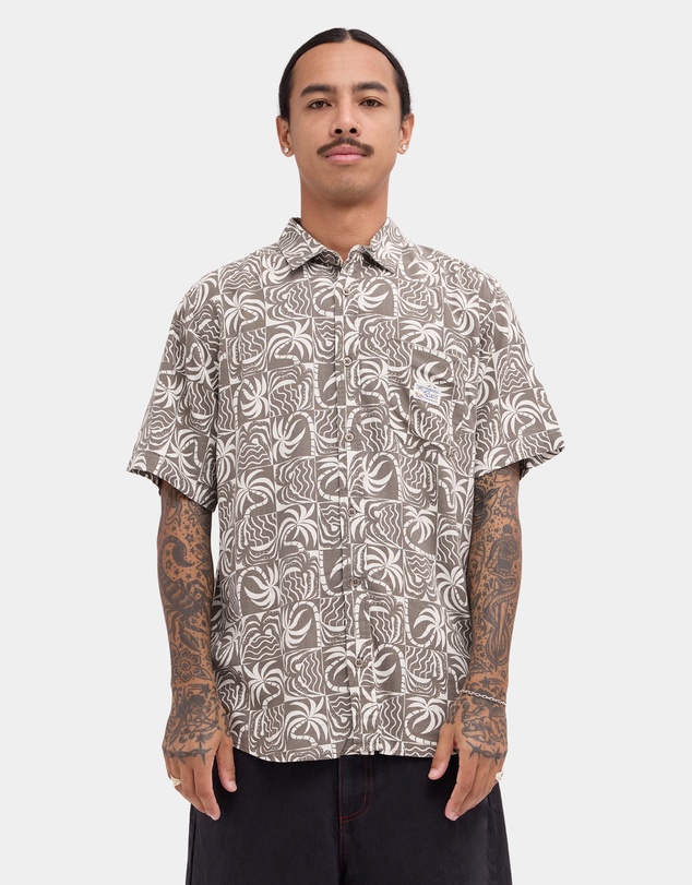 RVCA - Mens Exotica Short Sleeve Shirt