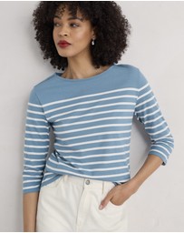 Seasalt - Seasalt Cornwall Blue Sailor Top