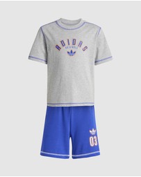 adidas Originals - Shorts and Tee Set - Kids-Teens