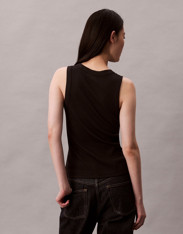 Calvin Klein Jeans - Monologo Rib Tank Top
