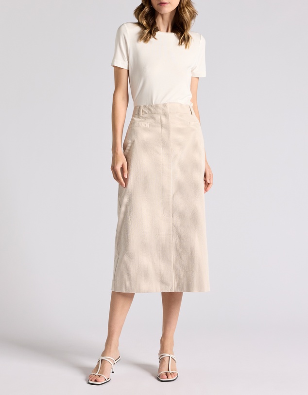 David Lawrence - Alberta Seersucker Skirt