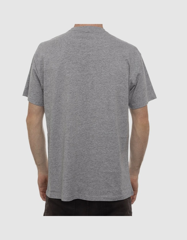 Fallen Footwear - Fallen Footwear Men Hi Volt Marle 100% Cotton Tees Regular Fit Grey