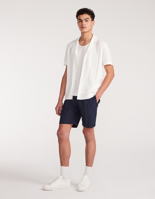 Calibre - Soft Seersucker Shorts Navy