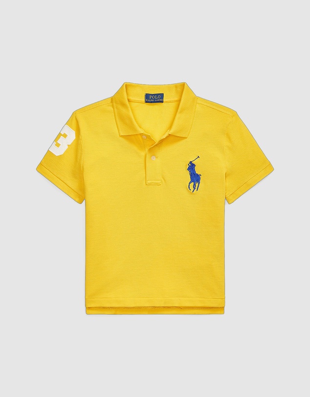 Polo Ralph Lauren - Boxy Big Pony Stretch Mesh Polo Shirt - Teens