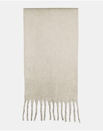 Morgan & Taylor - Cosette Chunky Two-Toned Scarf in Black & White