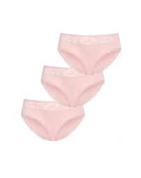 City Chic - Iris 3 Pack Cotton Cheeky Panty
