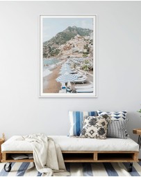 Amichi Co - The Cliffside Village Fine Art Print