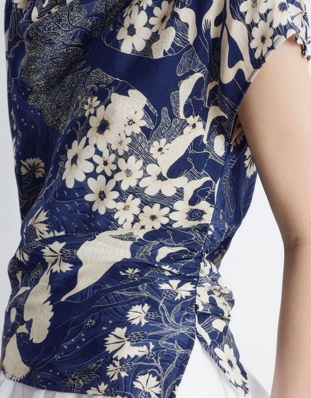 & Other Stories - Draped Cowl-Neck Top