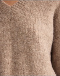 Oxford - Bridgette Alpaca Blend V-Neck