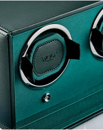Wolf - Cub Double Watch Winder with Cover
