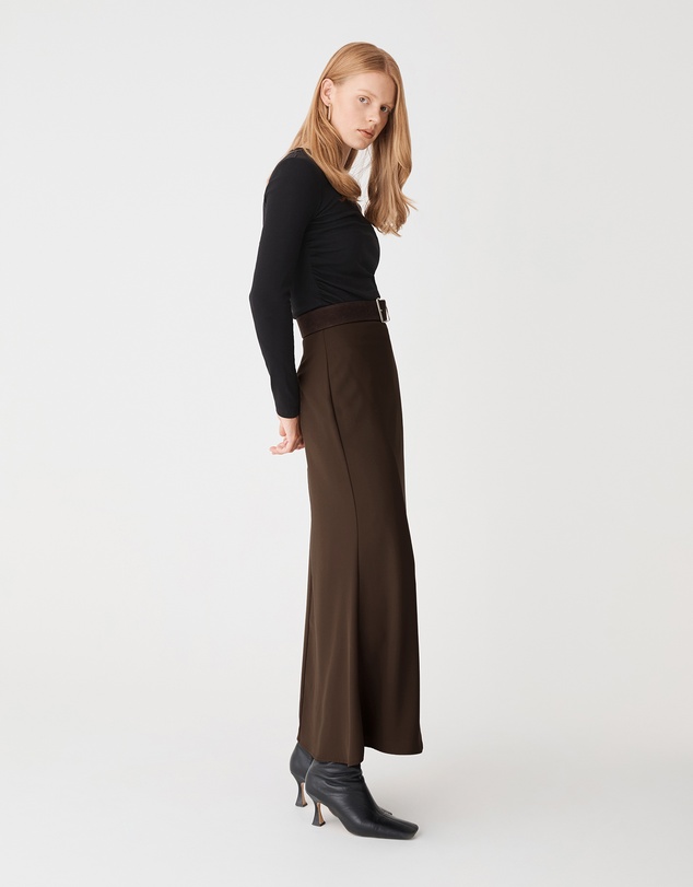 Forcast - Caris Flared Maxi Skirt