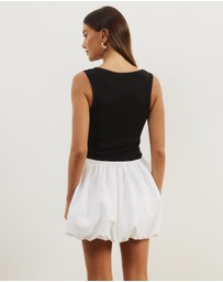 Atmos&Here - Nikki Bubble Hem Mini Dress