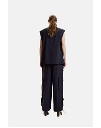 Cynthia Rowley - Oversized Double Breasted Vest