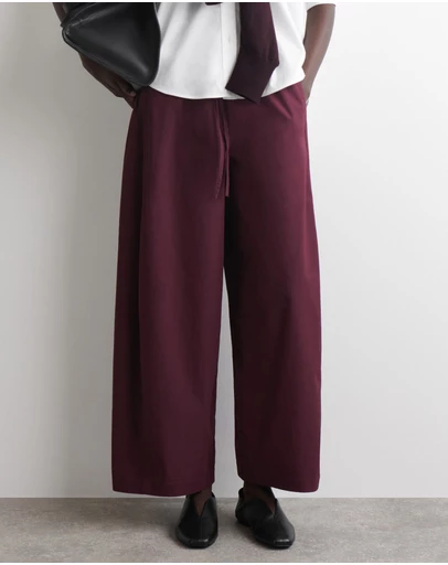 COS - Elasticated Barrel-Leg Trousers