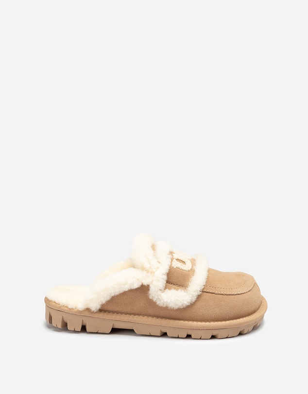 Ozwear Connection Uggs - Ugg Violet Shearling Slipper (Elastic Logo) (Detachable Feature)