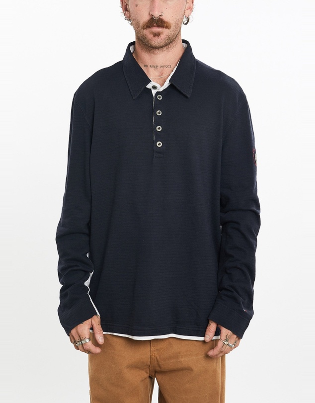 Vintage by The Real Deal - Pre Loved - Vintage Tommy Hilfiger Long Sleeve Polo Shirt