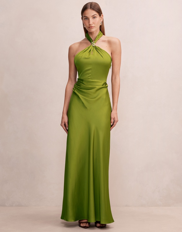 Forever New - Mariposa Halter Neck Maxi Dress