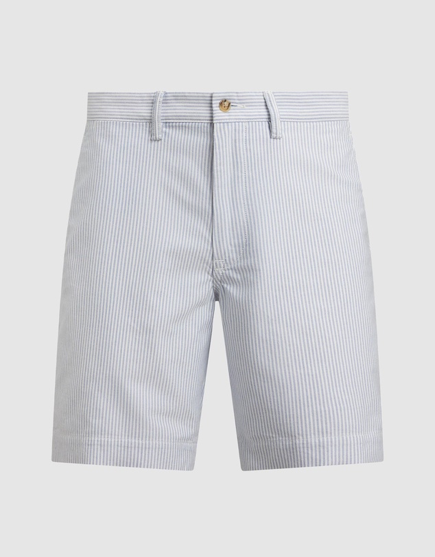 Polo Ralph Lauren - ICONIC EXCLUSIVE - 9-Inch Straight Fit Striped Oxford Shorts