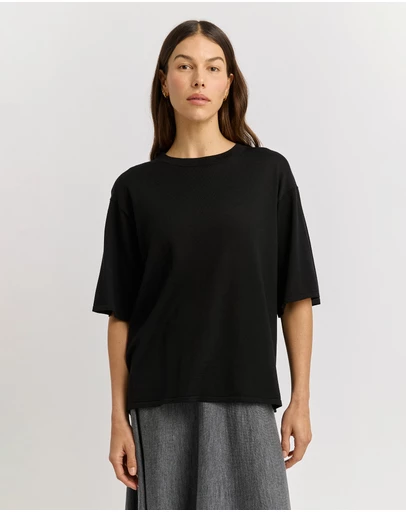 Toorallie - Extrafine Relaxed Knit Tee