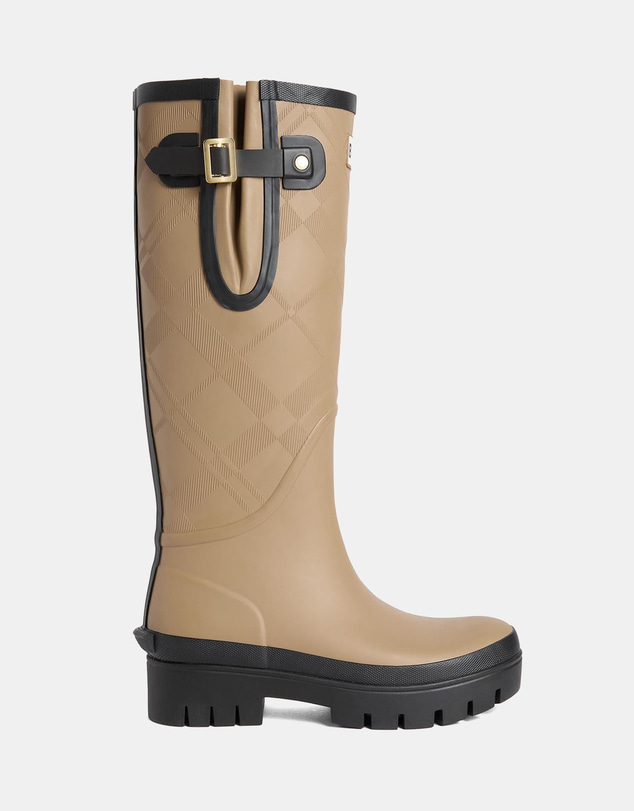 Barbour - Leighton Tartan Tall Welly Boots