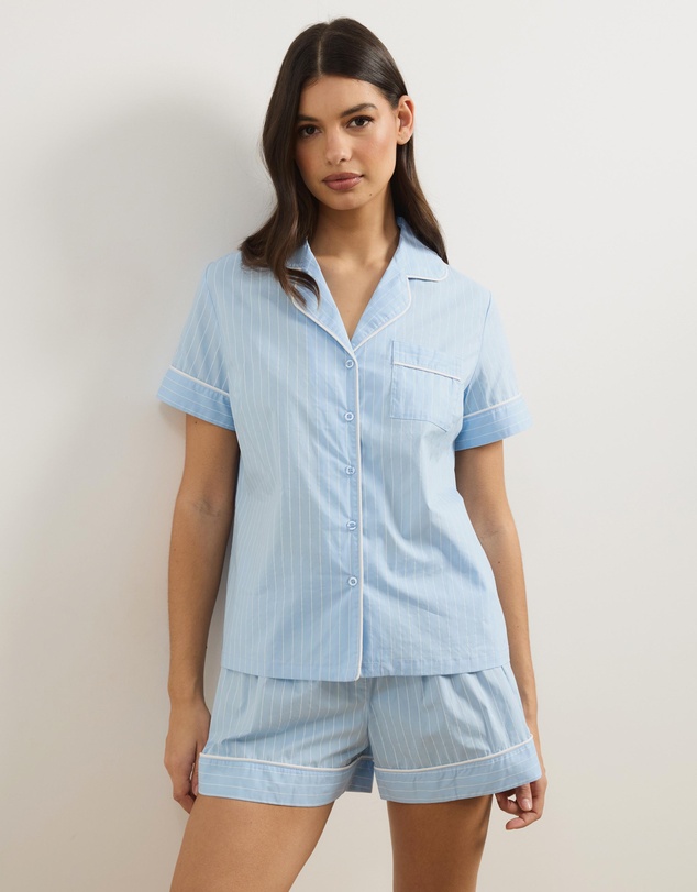Atmos&Here - Riley Stripe Cotton Pyjama Set