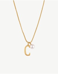 Zahar - Pearl Letter C Necklace