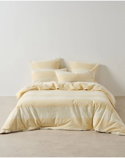 Linen House - Vintage Wide Stripe Quilt Cover Set