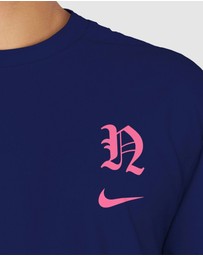 Nike - Gothic Letter Long Sleeve Hydroguard Top