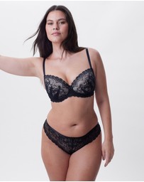 Bras N Things - Posie Lightly Lined Balconette Bra - Black