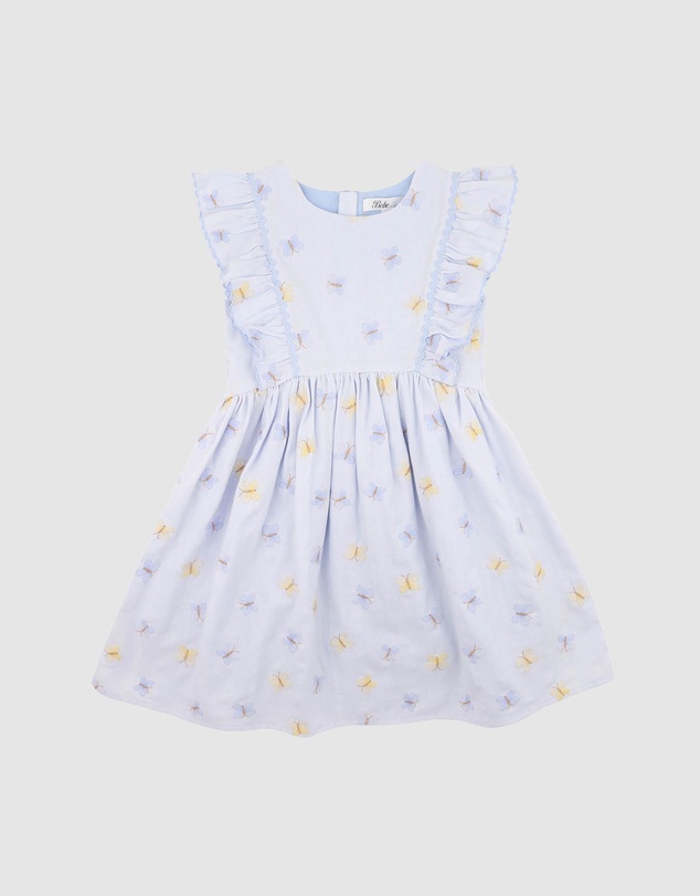 Bebe by Minihaha - Libby Embroidered Butterfly Dress - Kids