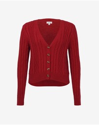 Forcast - Rhodes Cable Knit Cardigan