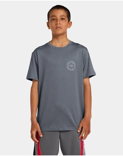 Billabong - Boys 8 to 16 Boys Big Wave Daz Loose Fit Short Sleeve Rashguard