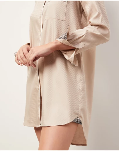 Wanderluxe Sleepwear - The Sienna Night Shirt