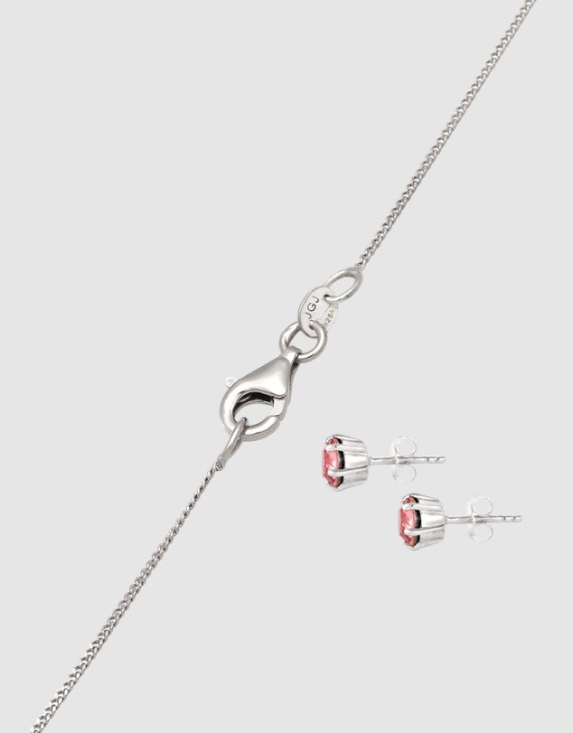 Elli Jewelry - Jewelry Set Crystal 925 Sterling Silver