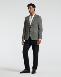 Calibre - Gridmesh Blazer Basalt