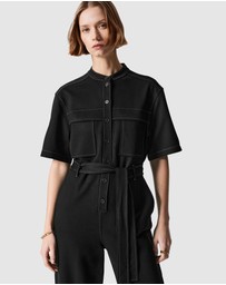 & Other Stories - Short-Sleeve Utility Jumpsuit
