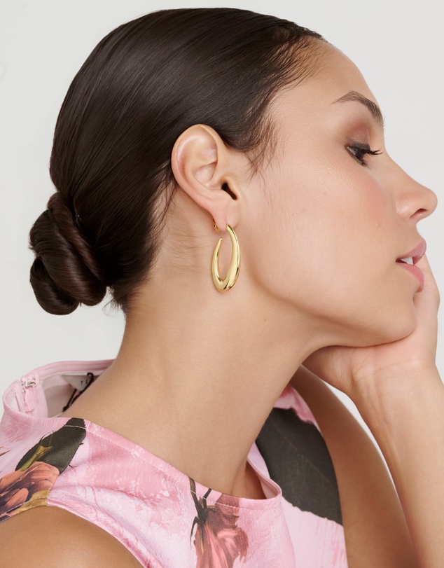Ted Baker - SYDNEY: Smooth Link Hoop Earrings
