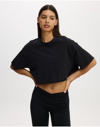 Cotton On Body Active - Relaxed Crop T-Shirt