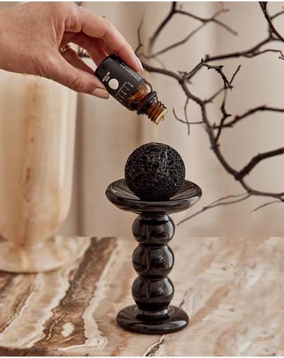Black Blaze - Halo Lava Rock Diffuser Set