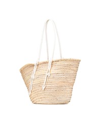 Pre-Loved by Azura Reborn - Pre-Loved Andre Butzer Large Raffia Classic Wanderer Embroidered Shopping Tote