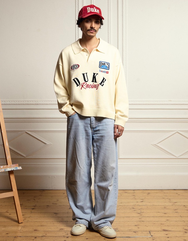 Duke + Dexter - DR4 Off White Racing Polo
