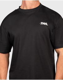 TWL - Oversized T-Shirt Eat Pasta Run Fasta V2