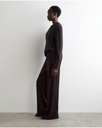 COS - Satin Wide-Leg Trousers