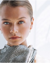 SAINT VALENTINE - North Star Mini Hoops - Silver