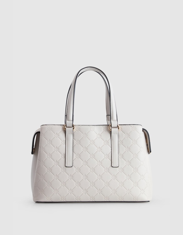 Laura Jones - Logo Embossed Tote Bag