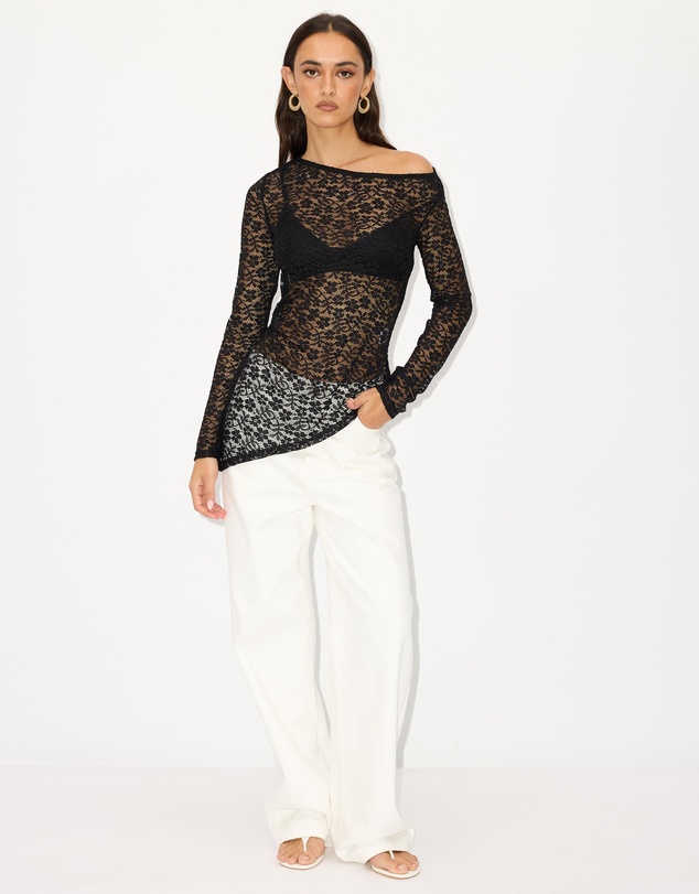 Dazie - Camilla Lace Top