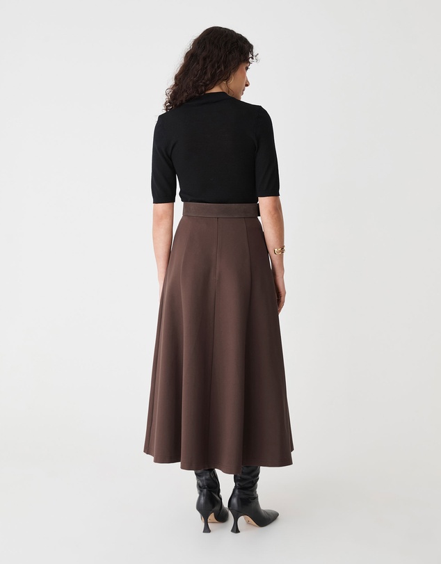 Forcast - Janice A-Line Ponte Skirt
