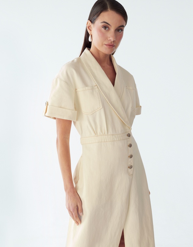 Willa - Sil Midi Dress