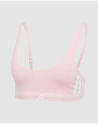 adidas Sportswear - Active Essentials Cotton 3 Stripes Scoop Bralette